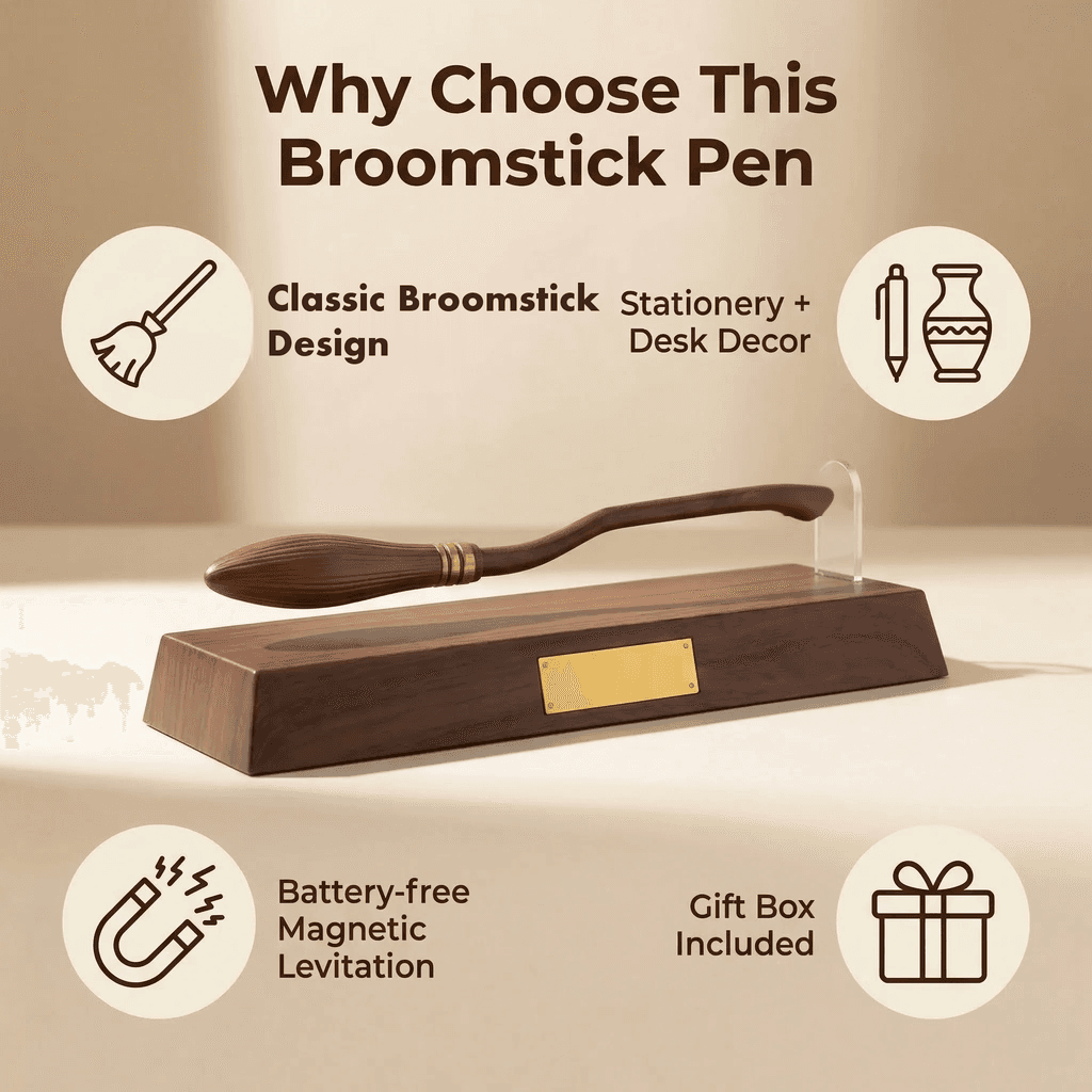 The Levitating Broom Pen